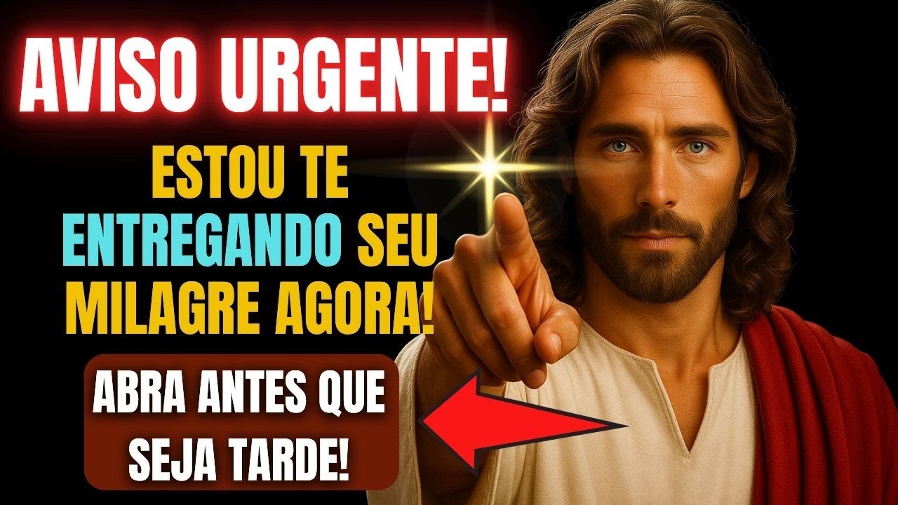 FILHO, ACABO DE TOCAR SUA VIDA COM UM GRANDE MILAGRE! ABRA AGORA!