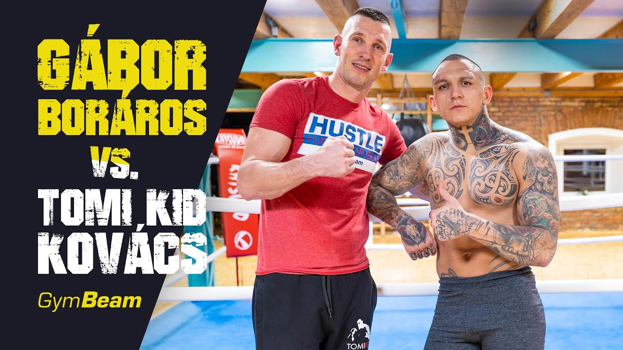MMA Drills l Gábor Boráros vs. Tomi Kid 🥊💪 l Tréning a Sparing l GymBeam