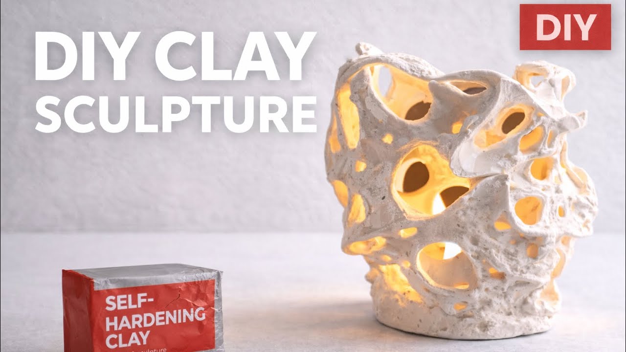 This Air Dry Clay DIY Looks Like Designer Decor