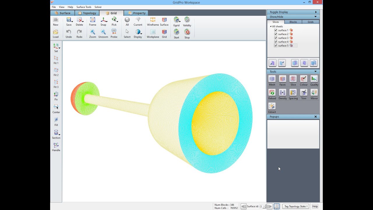 Fuel Injector Nozzle (Hexa Mesh)