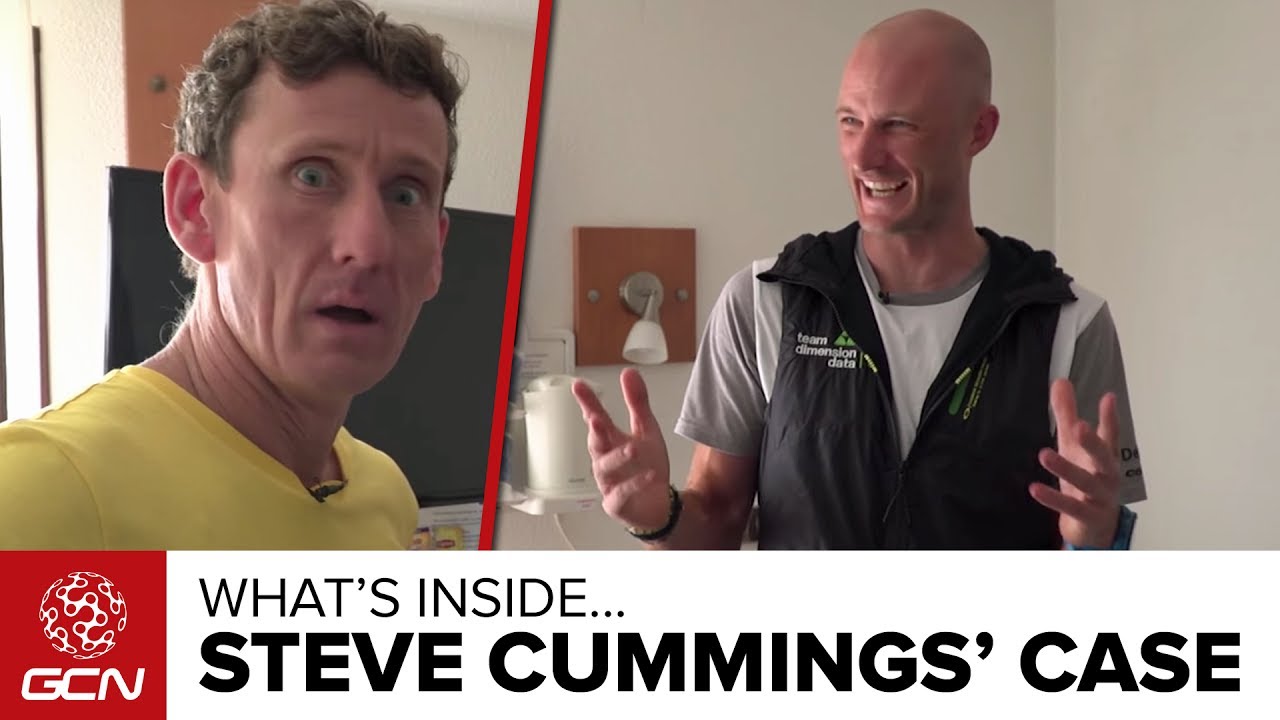 What's In A Pro Cyclists's Suitcase? With Team Dimension Data's Steve Cummings