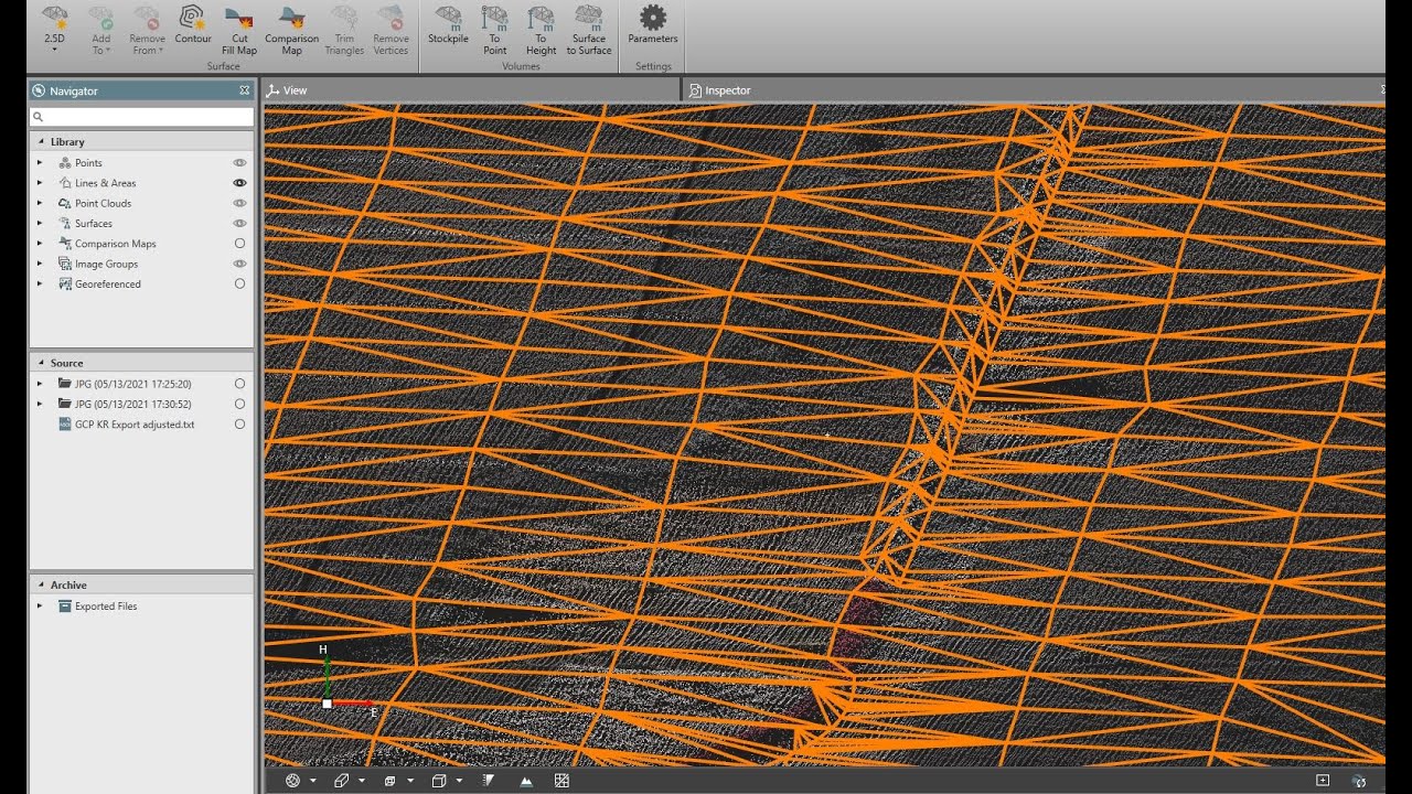 Surfaces in Leica Infinity