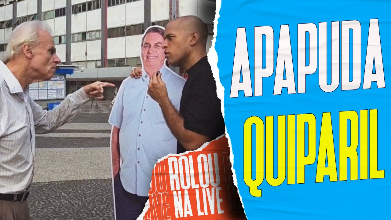 HOMEM TENTA LACRAR COM BOLSONARO DE PAPELÃO E É ALOPRADO POR IDOSO POKAS IDEIAS | Galãs Feios