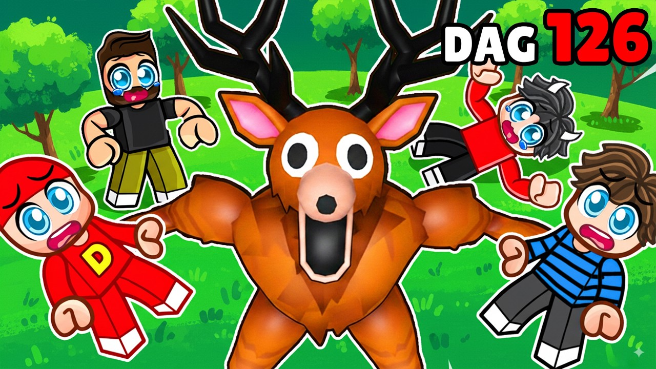 4 Youtubere Klarer 99 Nights In The Forest i Roblox!