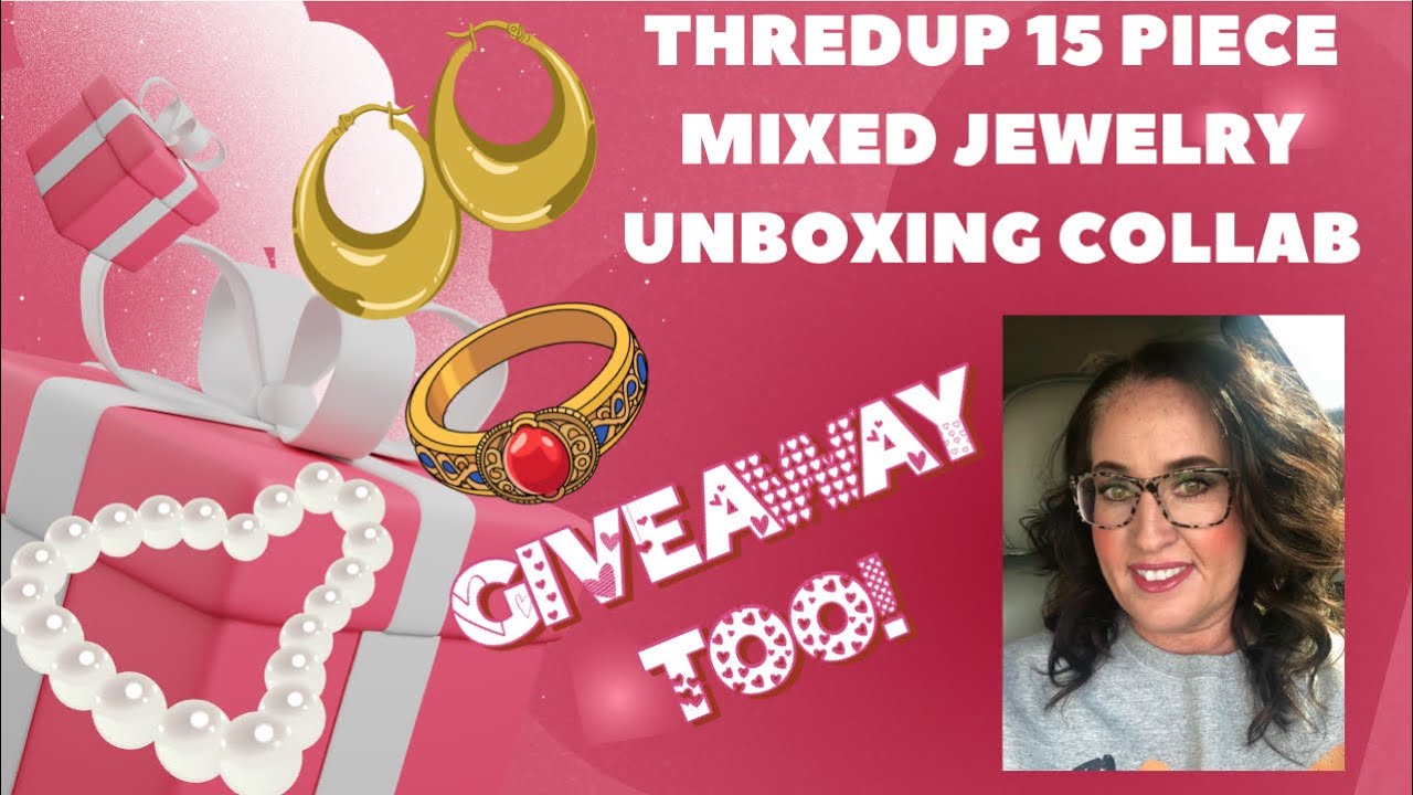 💍❤️Распаковка и распродажа набора украшений Thredup из 15 предметов! Плюс розыгрыш!❤️💍 #розыгрыш ...