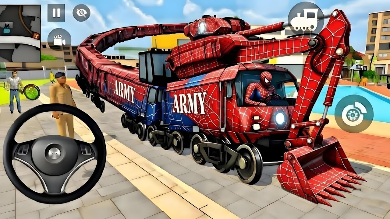 🤑Indian Thift Auto Simulator🤩Indian Showroom Purchase😲Modified Luxiry Spiderman Train Car🥳Game