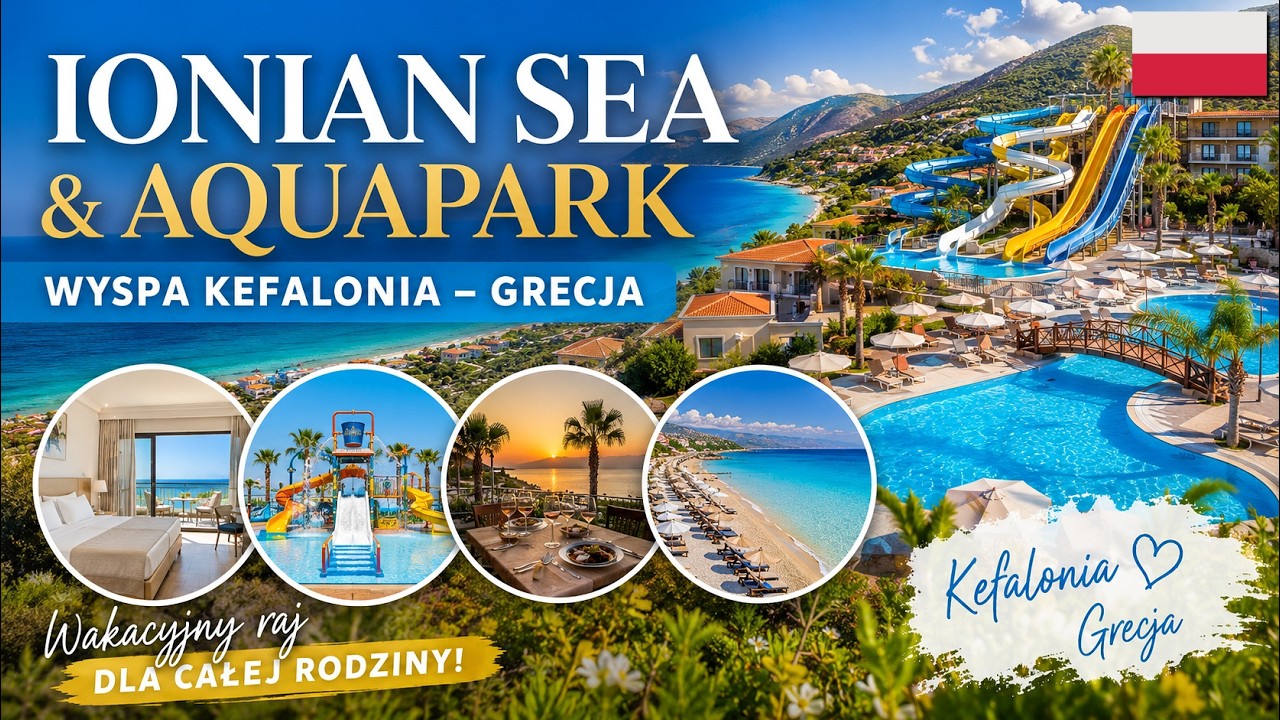 GRECJA - WYSPA KEFALONIA - HOTEL IONIAN SEA & AQUAPARK - WYCIECZKA