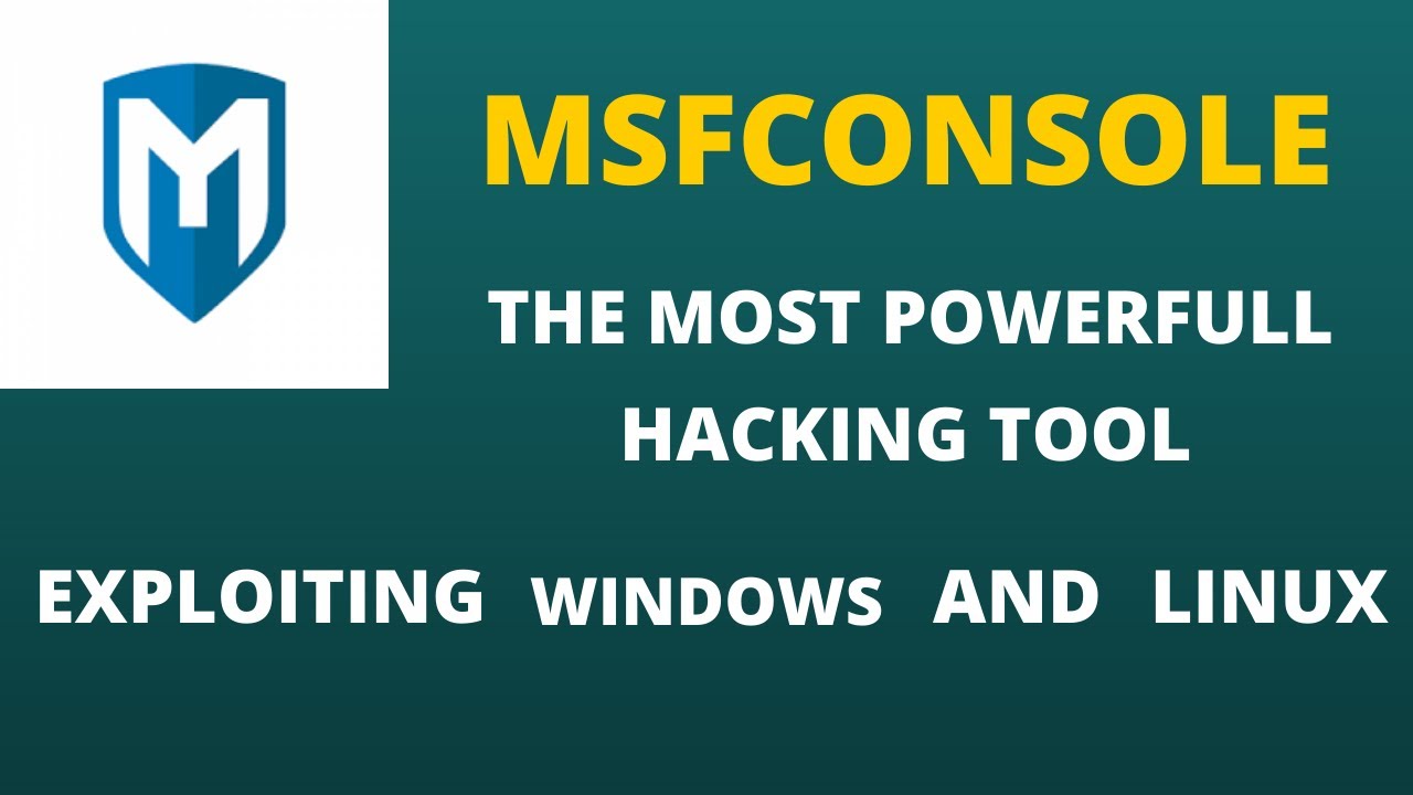 [PRACTICAL]Understanding Msfconsole In Depth[HINDI]
