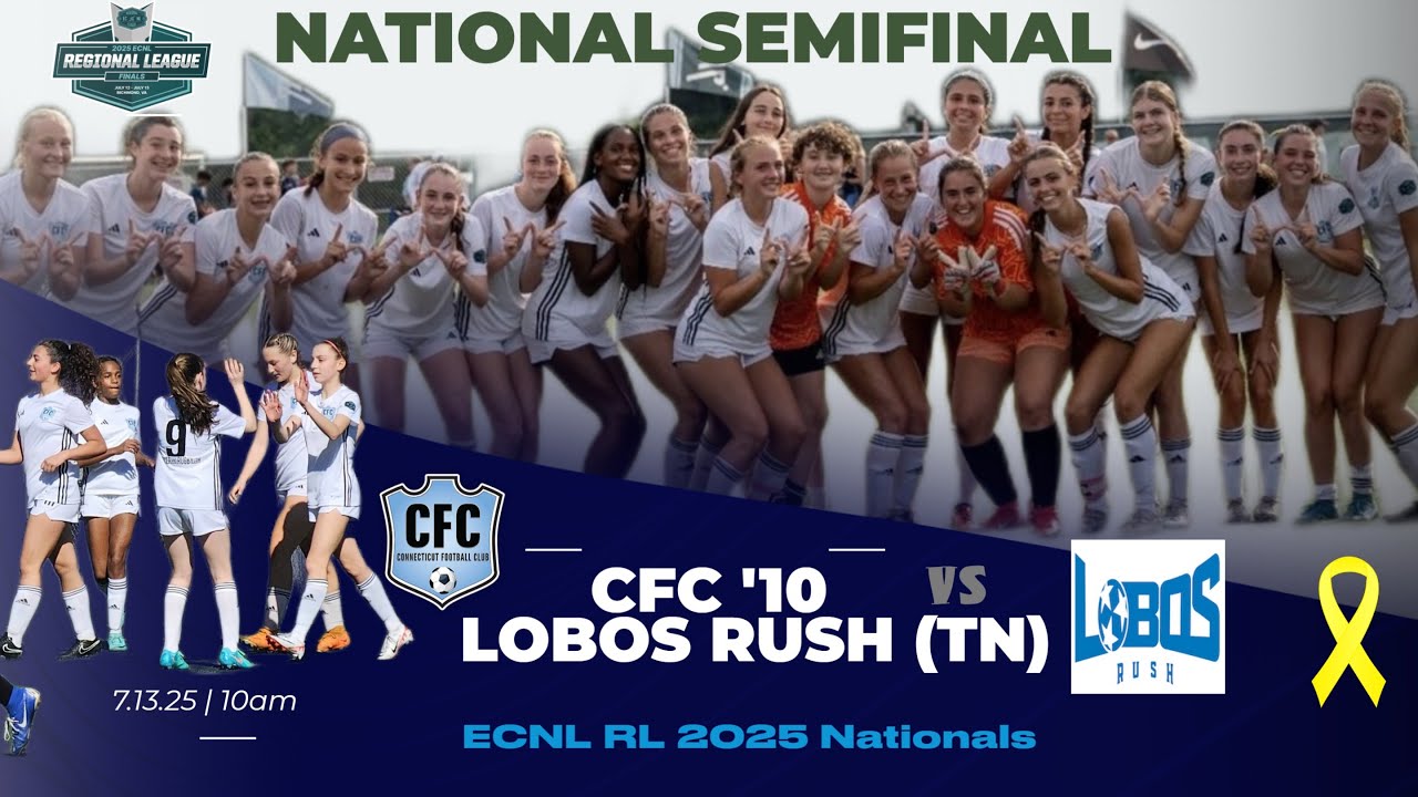 ECNL Rl National Semifinal CFC '10 vs Lobos Rush (TN)