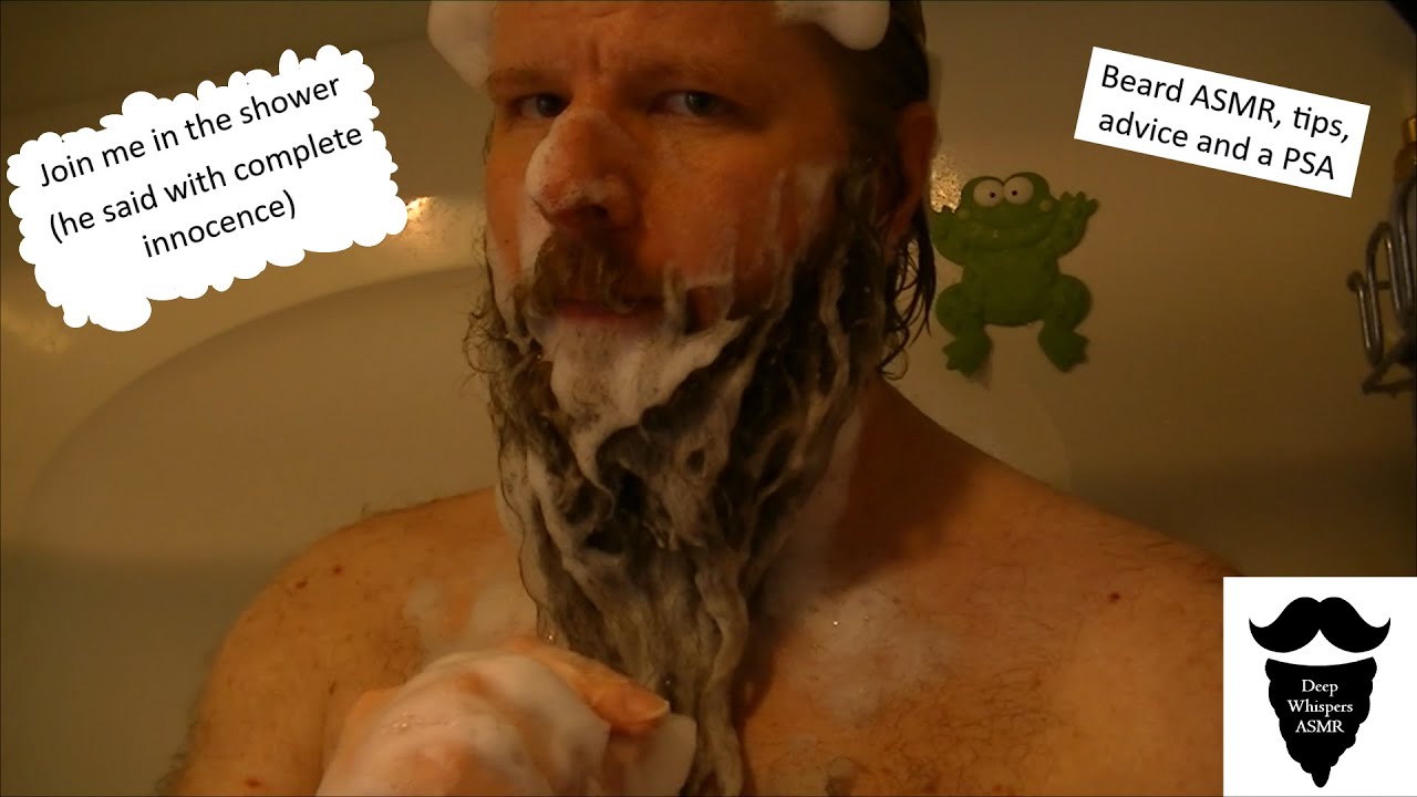 ASMR Beard Tingles. Beard Sounds, Maintenance Editorial, PSA at the End- Time Stamps in Description