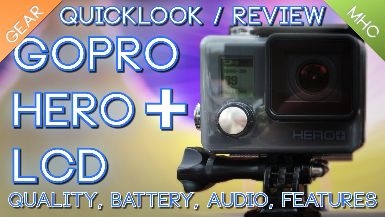 GoPro Hero+ Quicklook/Review LCD, Wifi, and Side by Side with GoPro Hero