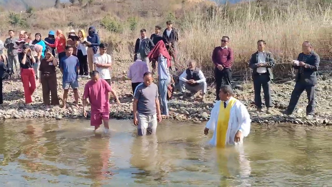 Mbc kaibi  8 Members Baptism on 18/1/26 at chiisii oprii.