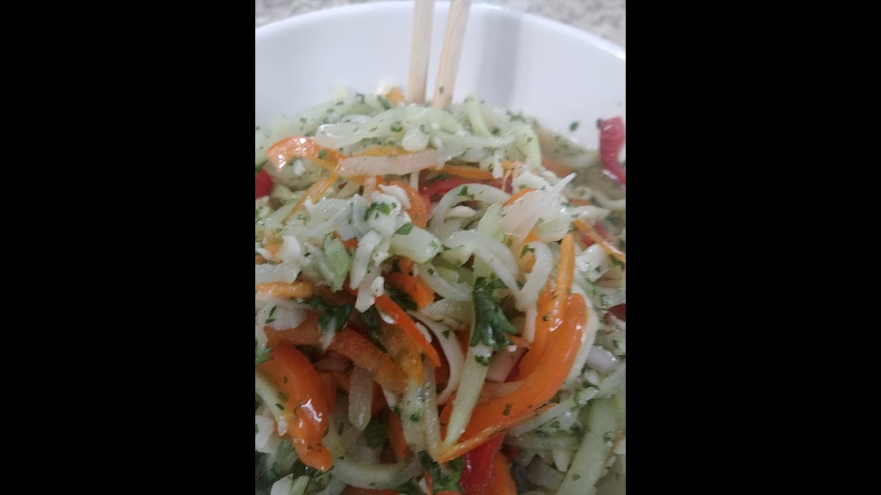 SALADE DE MILITON CREOLE/ HAITIENNE (CHAYATE)