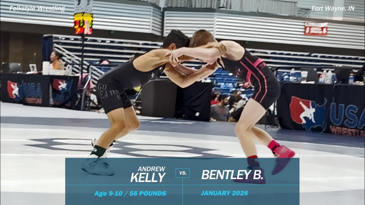 Andrew Kelly vs Bentley B. - USA Kids Folkstyle National Championship (Folkstyle) - 01/2026