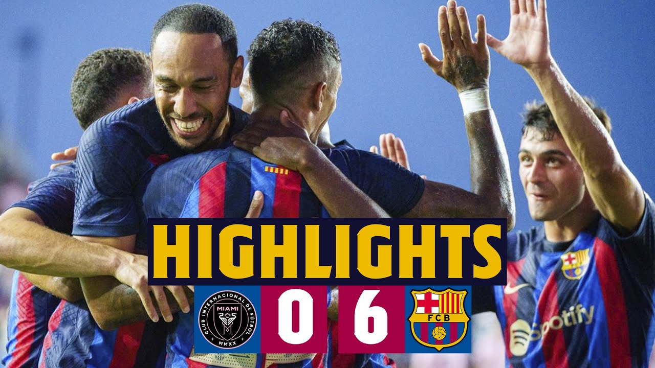 💥 HIGHLIGHTS: INTER MIAMI 0-6 BAR&Ccedil;A 💥