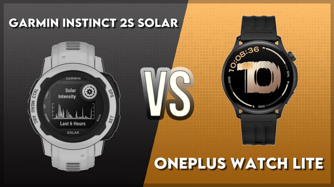 Garmin Instinct 2S Solar vs OnePlus Watch Lite Comparison