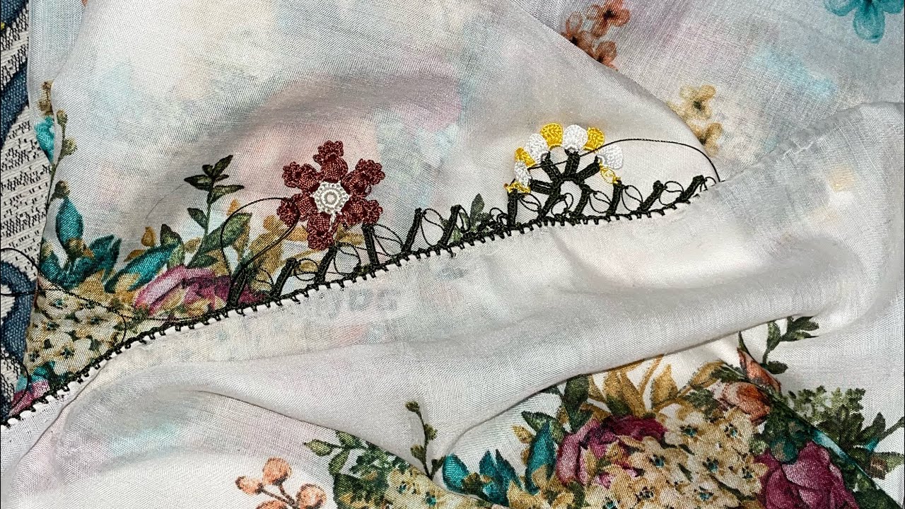 Çiçek oyası yapımı✅ abone olmayı unutmayın 🔔#crochet #igneoyasimotif #oyamodelleri #tığişi 