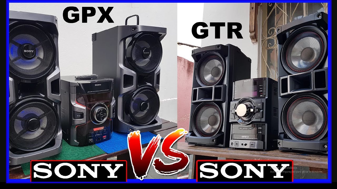 SONY GTR66 ou SONY GPX7 ? Qual o melhor e mais potente?  [duelo]