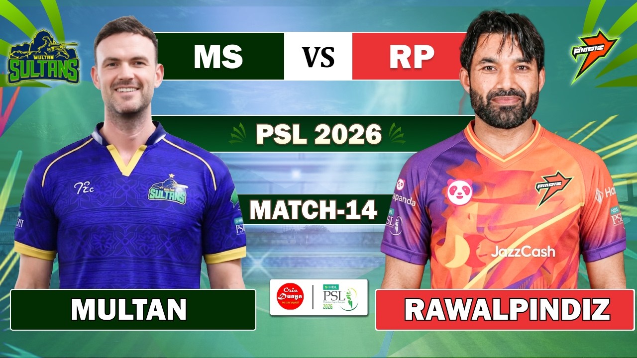 PSL LIVE: Multan Sultans v Rawalpindiz , Match 14 | Live match Today &bull; MS vs RWP Match Comentary
