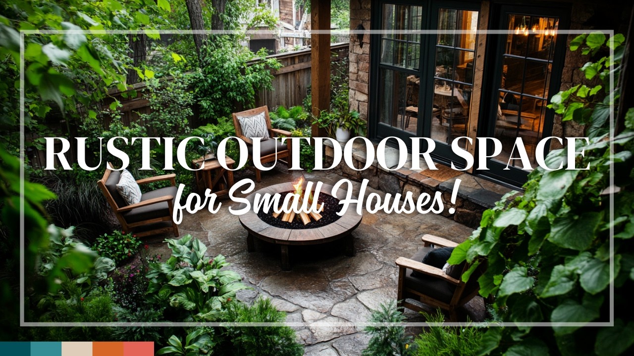 Rustic Outdoor Space Ideas for Small Houses: Cozy, Charming Designs with a Country Feel