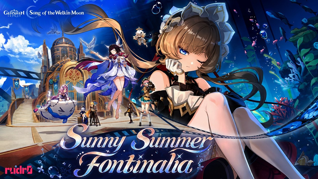Genshin Impact Luna VIII Sunny Summer Fontinalia Theme Ost