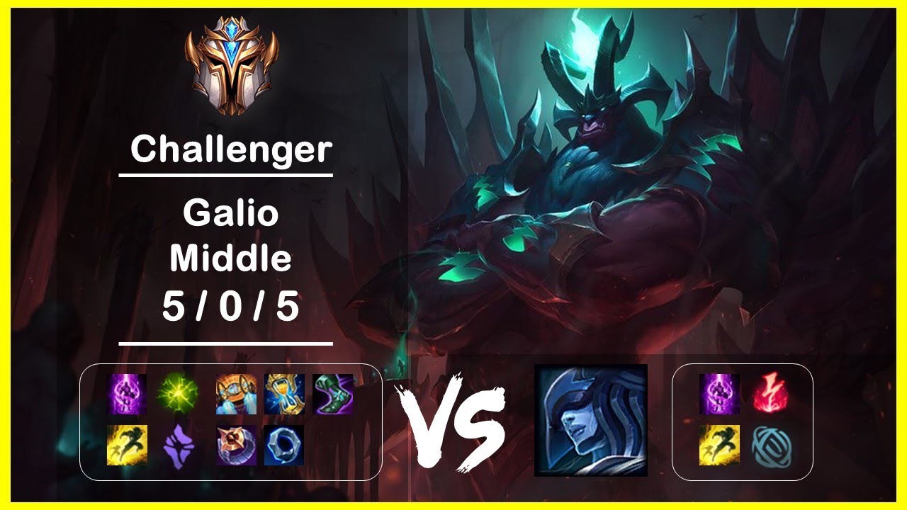 KR Challenger Replays Middle Galio vs Lissandra Ep.3941