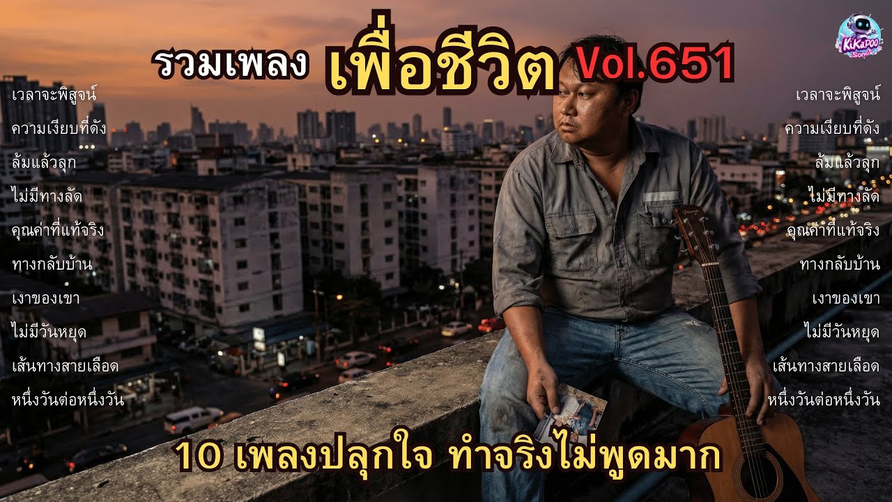 รวมเพลงเพื่อชีวิต Vol.651 ⏰ เวลาจะพิสูจน์ | 10 เพลงปลุกใจ ทำจริงไม่พูดมาก (2026)
