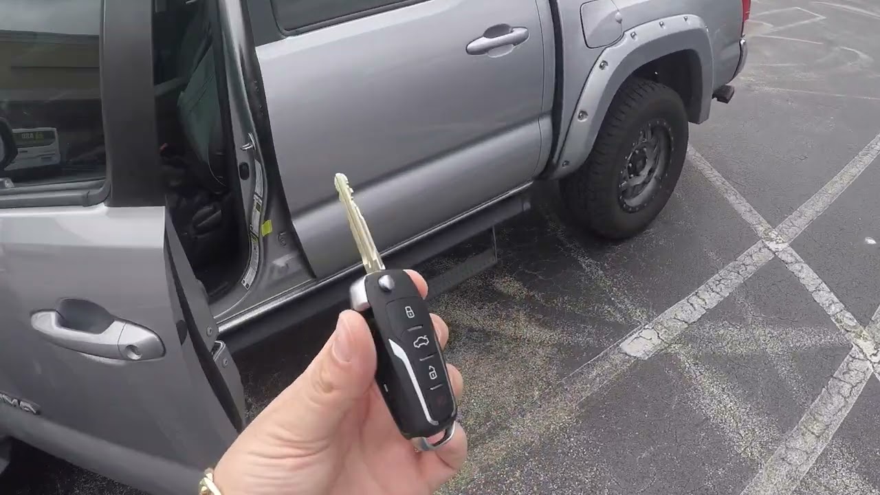 Toyota Tacoma 2017 New remote flip key made