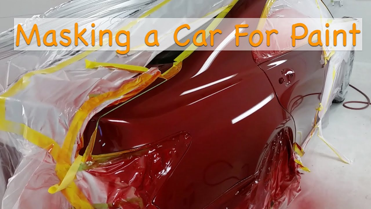 How To Mask A Car For Paint Using Tube Tape