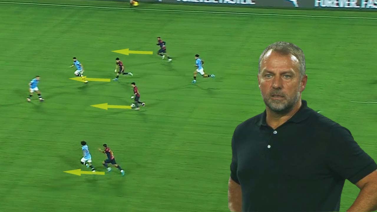 Hansi Flick First Barcelona Game | Beautiful Teamwork Plays