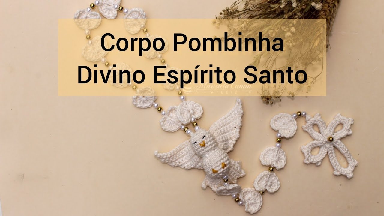 1⁰ Parte. Terço Decorativo, Dezena, Rosário, Divino Espírito Santo