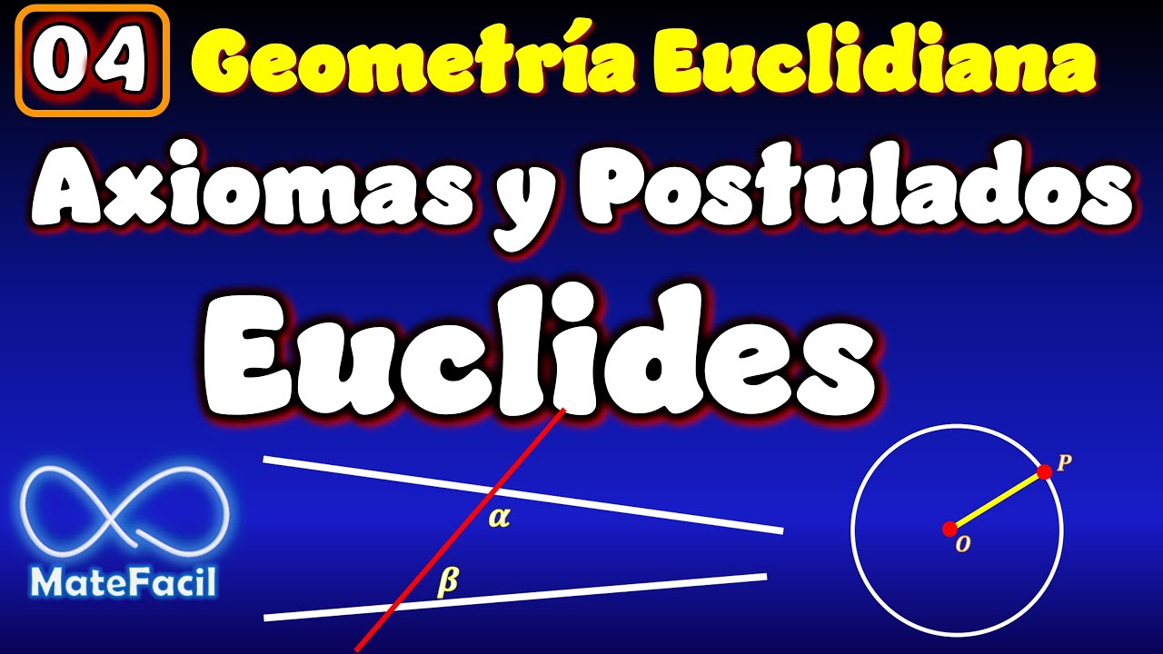 04. Geometría Euclidiana - Postulados (axiomas) de Euclides
