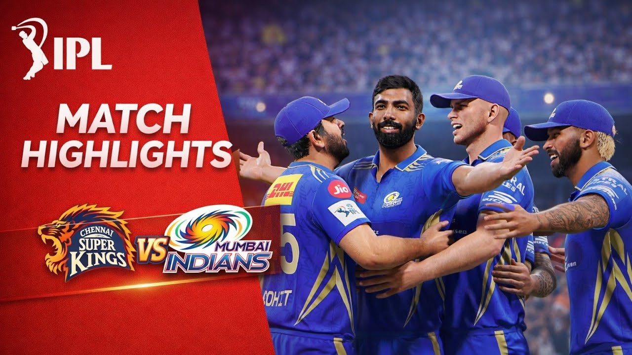 CSK vs MI TATA IPL 2026 | INDIAN PREMIER LEAGUE 2026 | CRICKET 26