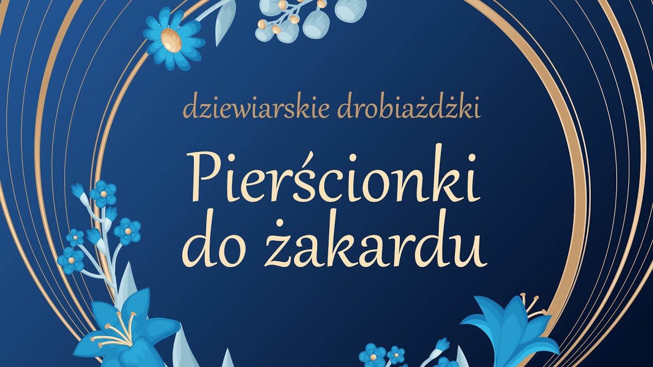 Pierścionki do żakardu - dziewiarskie drobiażdżkI
