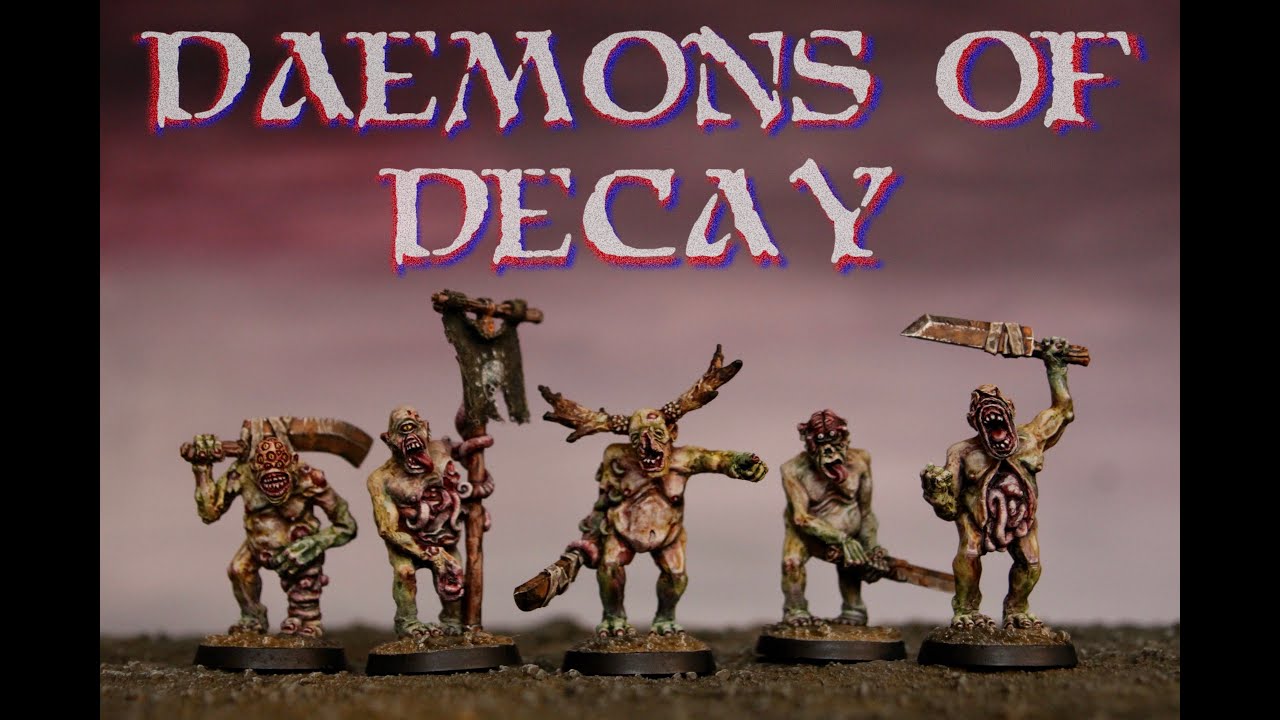 Daemons of Decay - Painting Rotting Daemon Skin