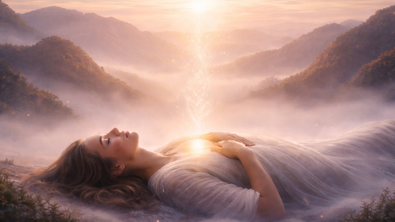 9 Min Guided Meditation + Deep Theta Healing Soundscape | Nervous System Reset 🌿