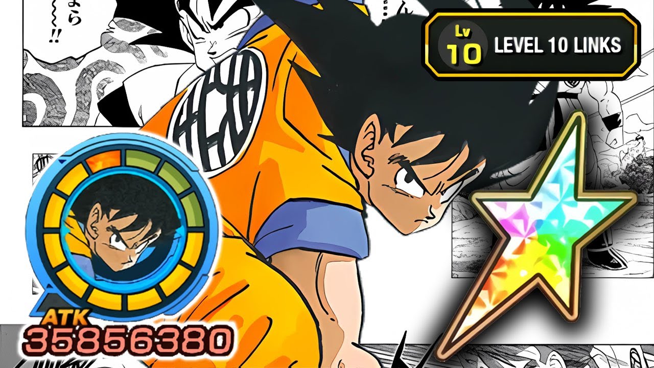 100% NEW MANGA GOKU LEVEL 10 LINKS SHOWCASE! Dragon Ball Z Dokkan Battle