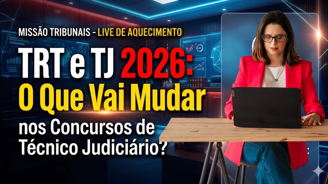TRT TJ 2026: O Que Vai Mudar nos Concursos de Técnico Judiciário