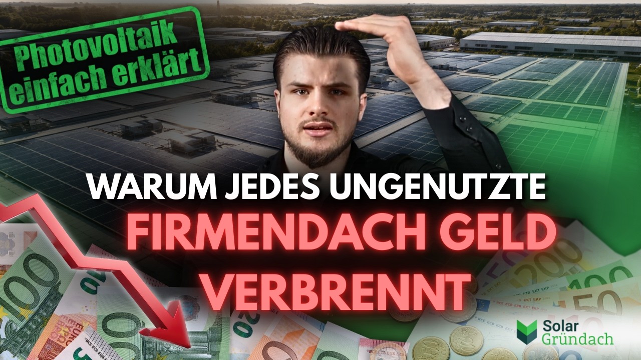 Warum jedes ungenutzte Firmendach Geld verbrennt – Photovoltaik einfach erklärt