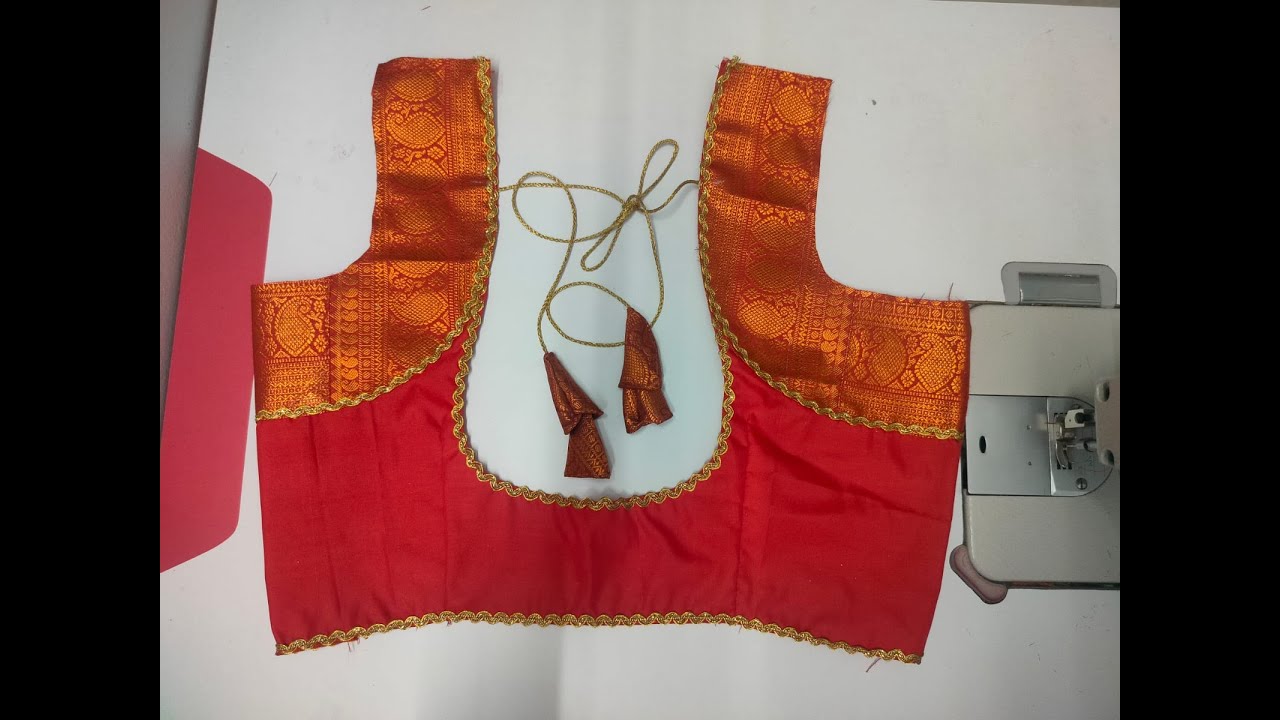 Designer Blouse || Design Blouse Cutting And Stitching Back Neck Blouse| #nikitarattu #akshayrattu