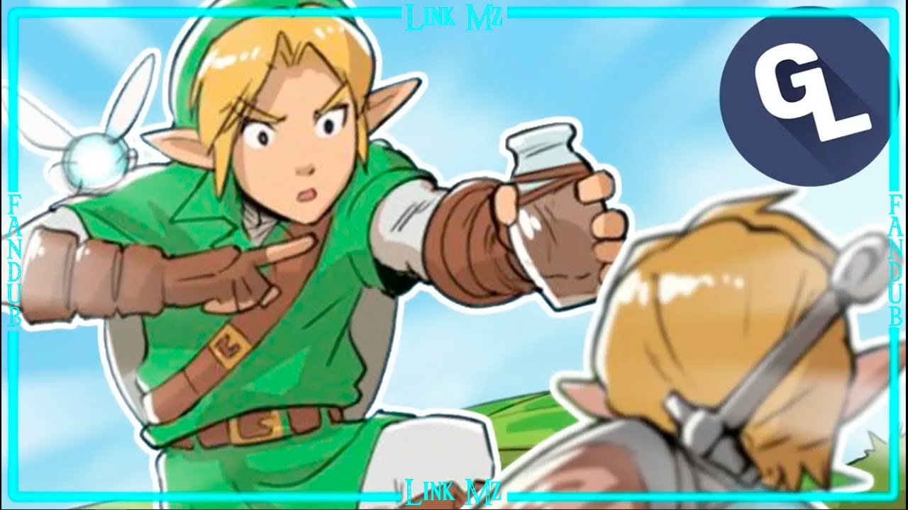Link Le Enseña A Link Botw Sobre Botellas  | Comic De The Legend Of Zelda | Fandub Latino | Link Mz