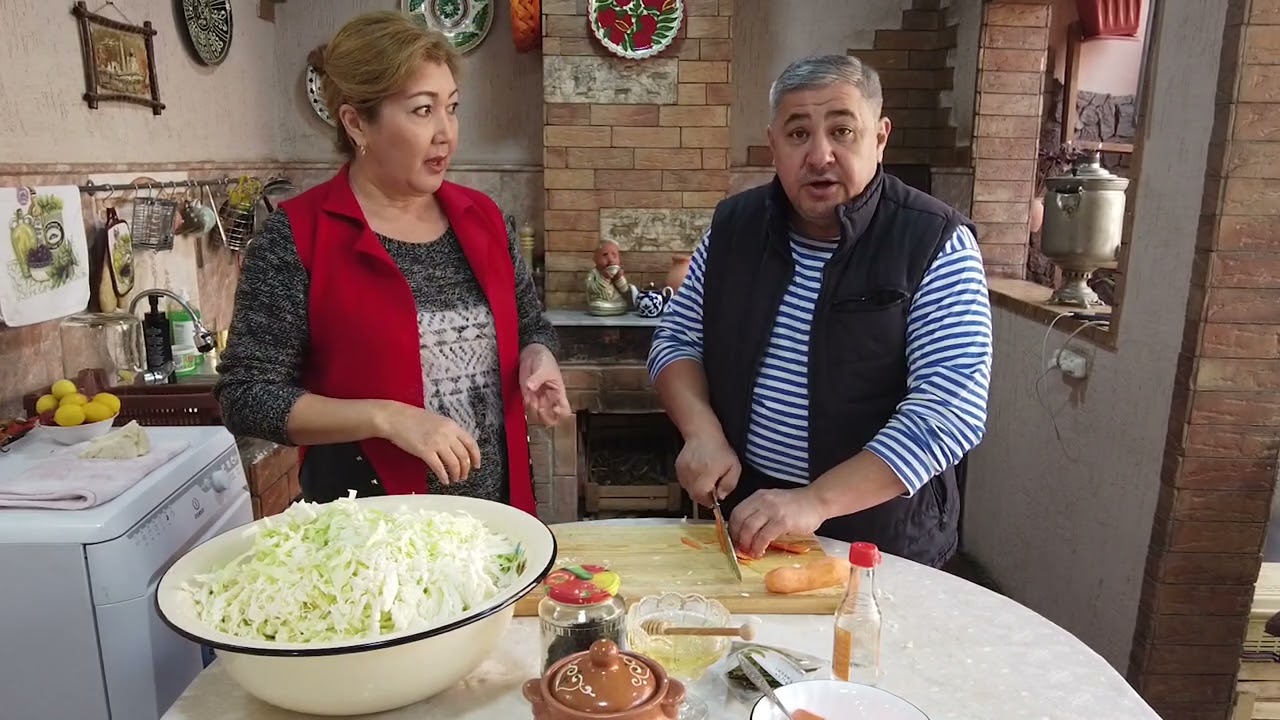 Квашенная капуста с мёдом! Наш домашний любимый рецепт.