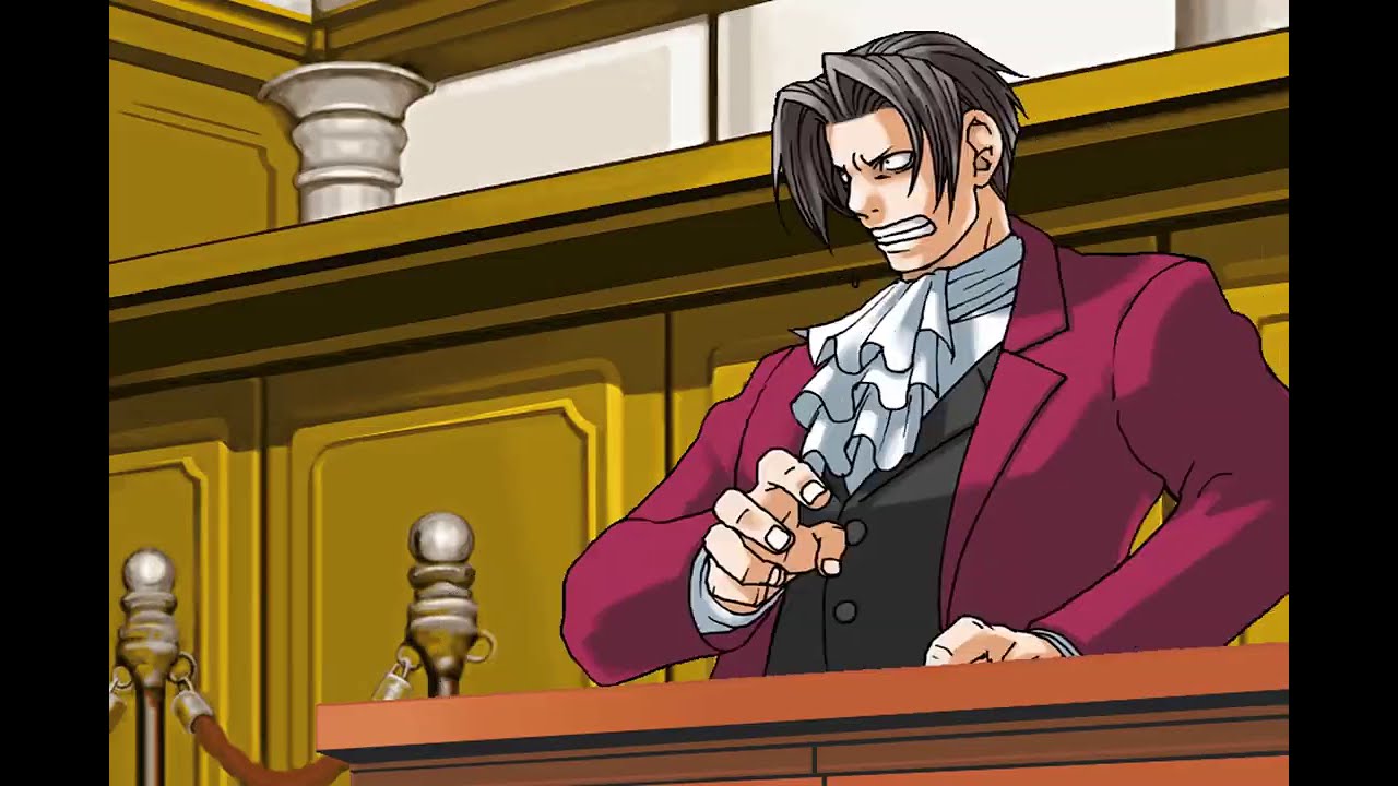 my boyfriend says concerning things but it's ace attorney