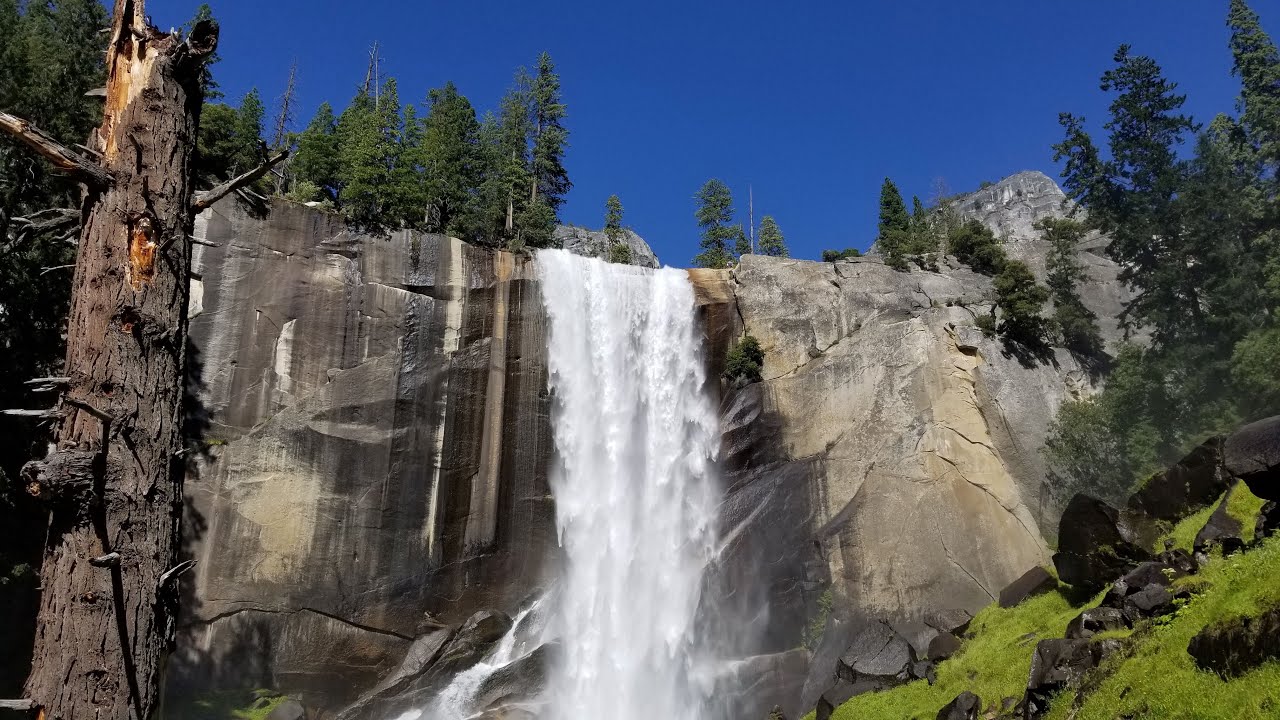 Yosemite National Park, The Mist and John Muir Trails to Vernal and Nevada falls