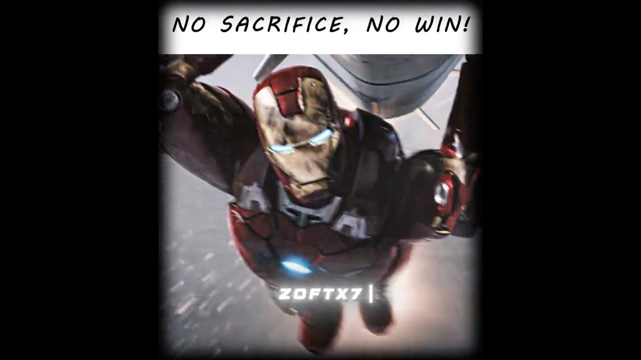 "No Sacrifice, No Win!💀." - Tony Stark's Edit | Voce Na Mira (Slowed)