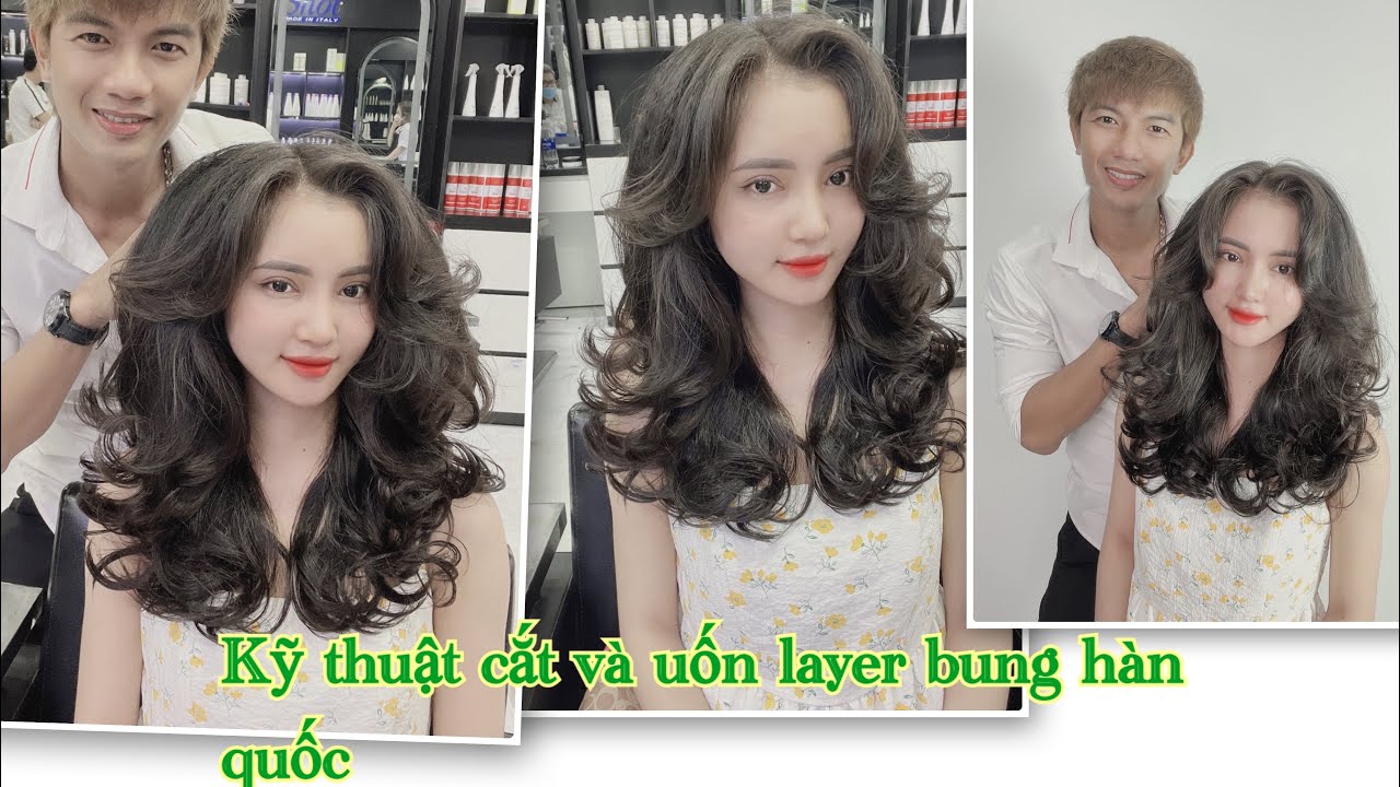Kỹ thuật uốn bung vễnh hàn quốc mới nhất 2022 | salon hùng đông tinh