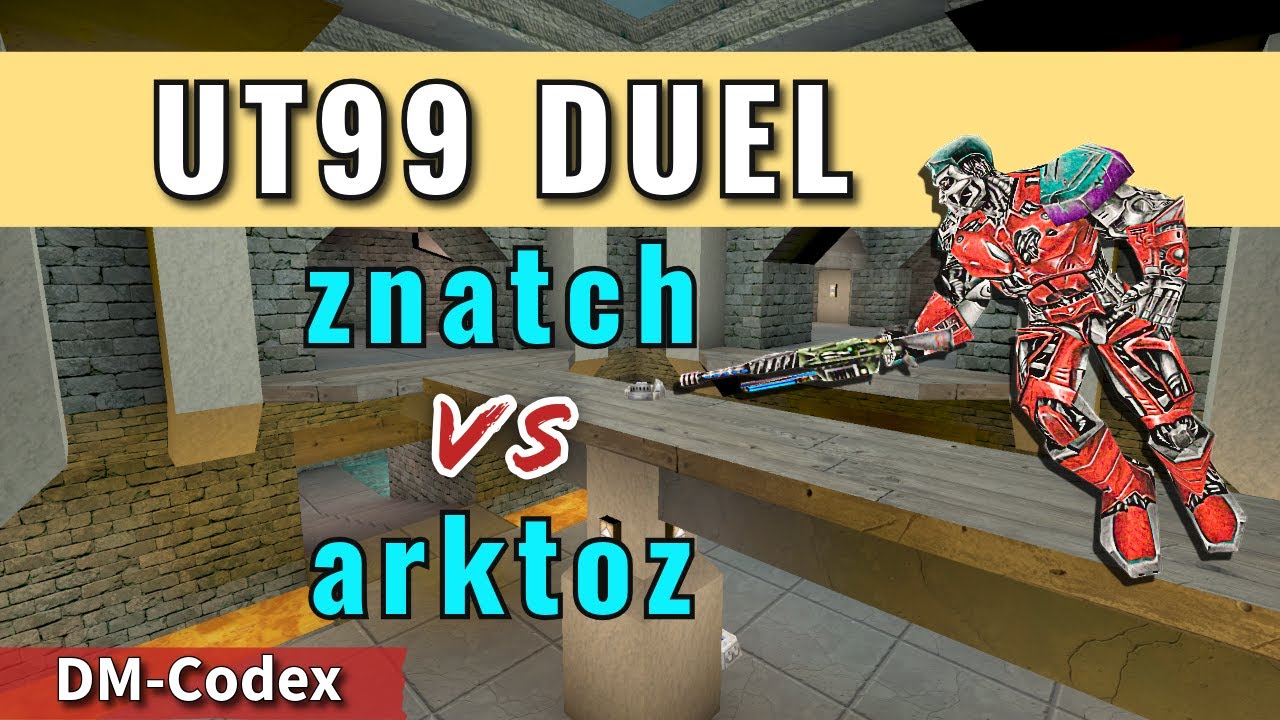 UT99 Duel | znatch vs arktOz | DM-Codex | Duel Cup Semi-Final Map 2 | 16-1-25-2-1-3-11 (2025)