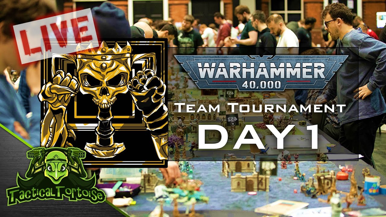 🔴 Atlantic City Champions Cup Day 1 | Live Warhammer 40k Team Tournament Coverage