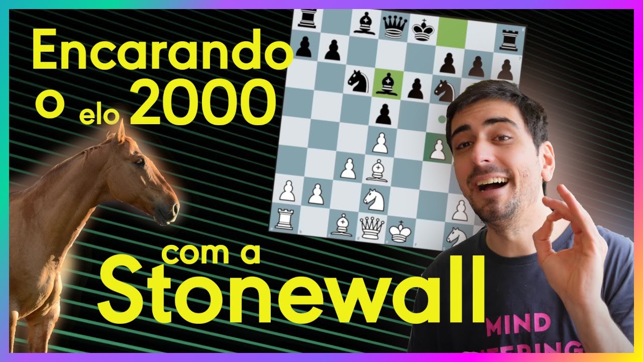 Joguei a Stonewall Contra o 2000 E Ganhei! [Aprendendo Xadrez Juntos - 10 Min]