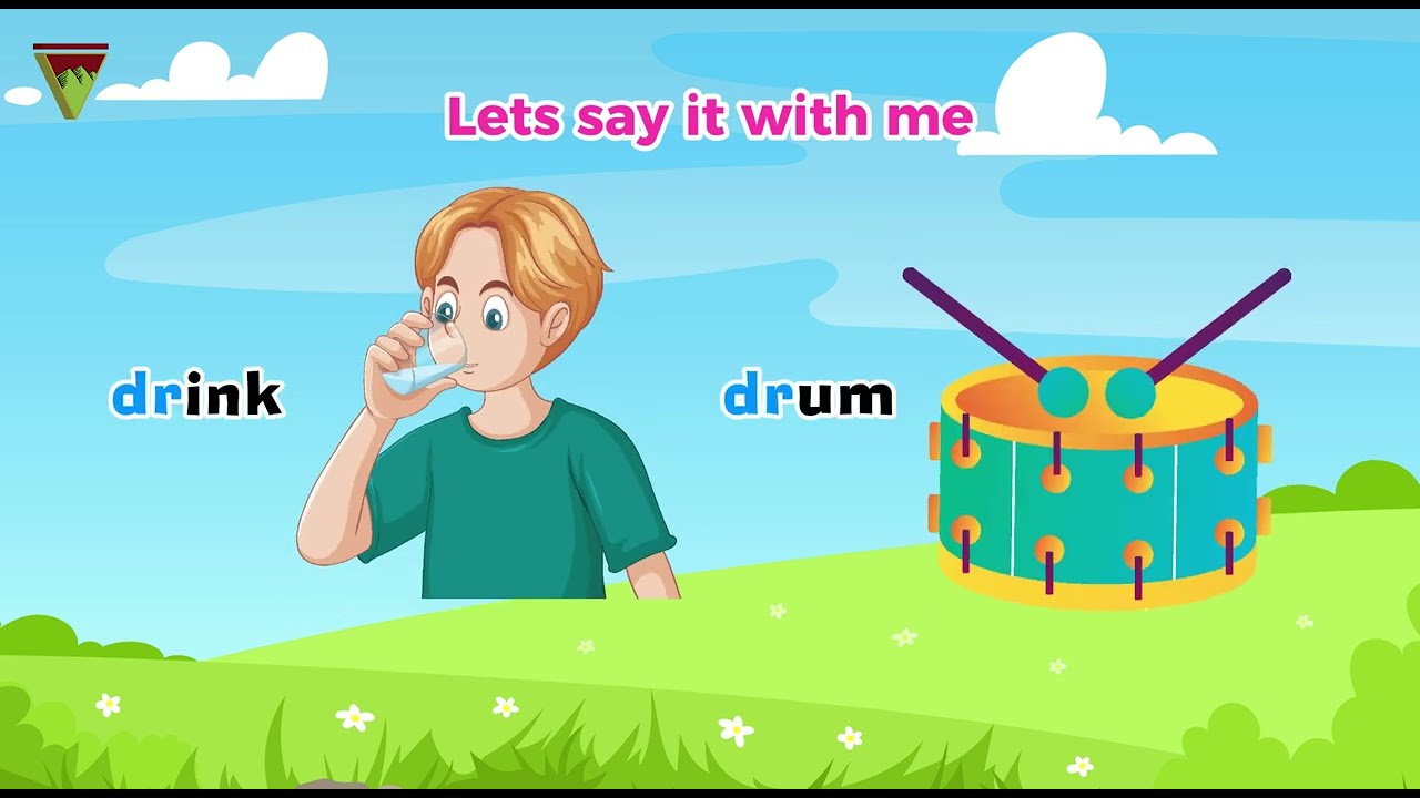 Learn Phonics Blends | Vocabulary for Kids | Simple Sentences